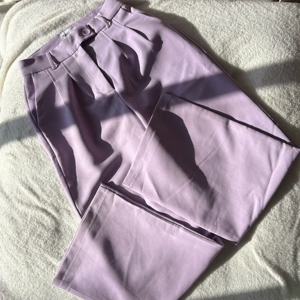 Princess Poly Lavender High-Waisted Pants Size 4